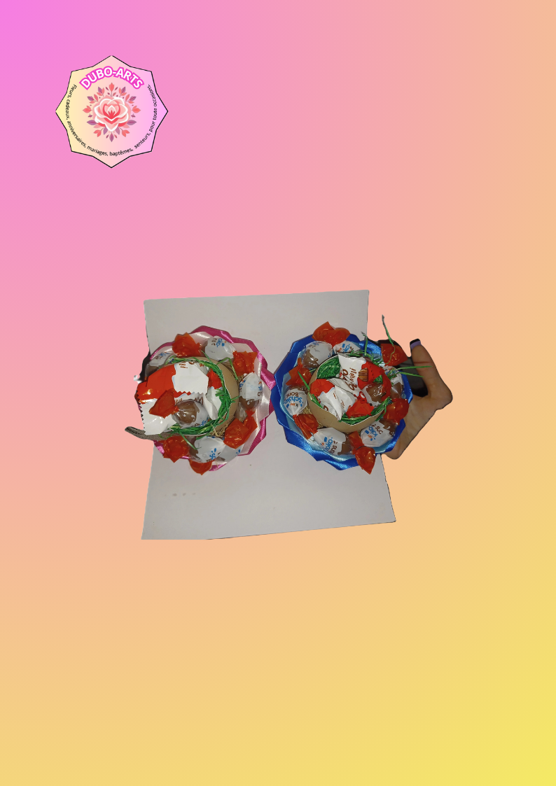 COQUILLE FLEUR ET C EST CHOCOLAT ROSE