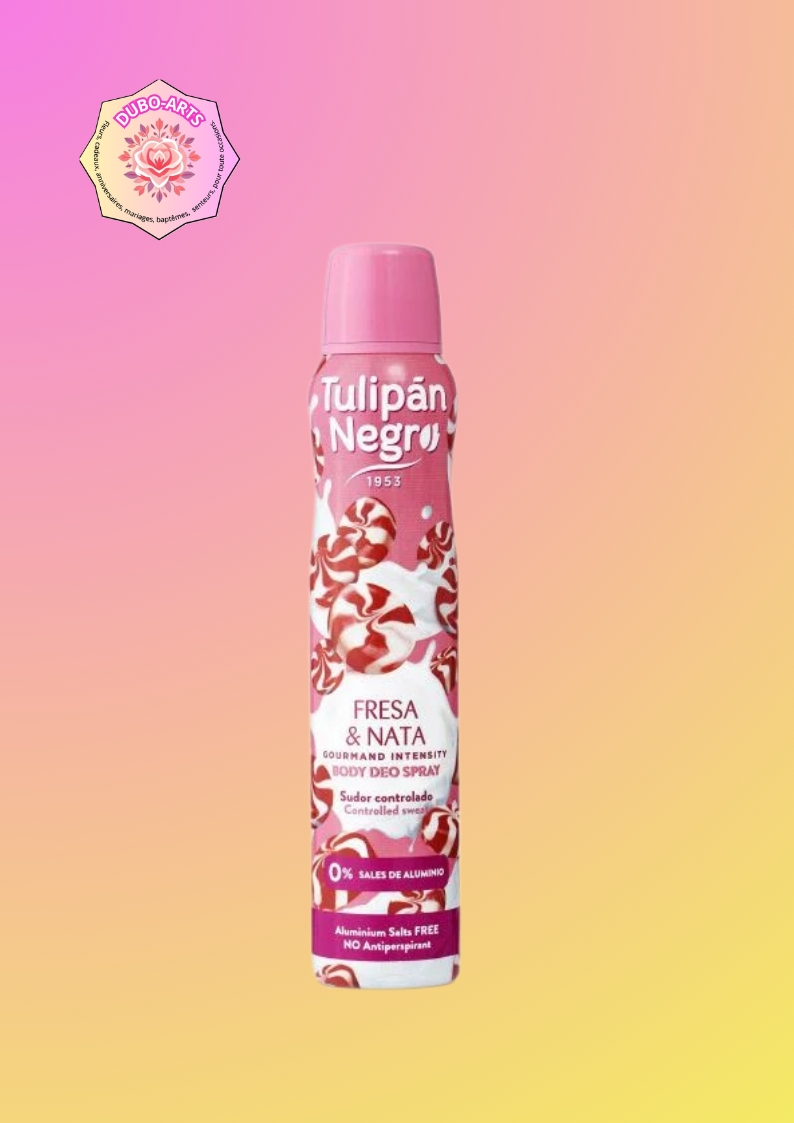 Spray Déodorant Fraise et Crème - Tulipan Negro