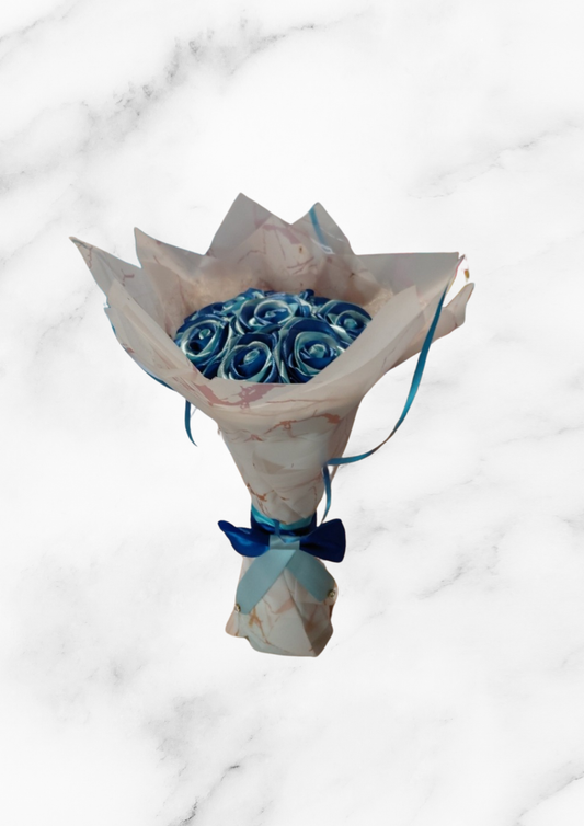 BOUQUET DE ROSE BLEU